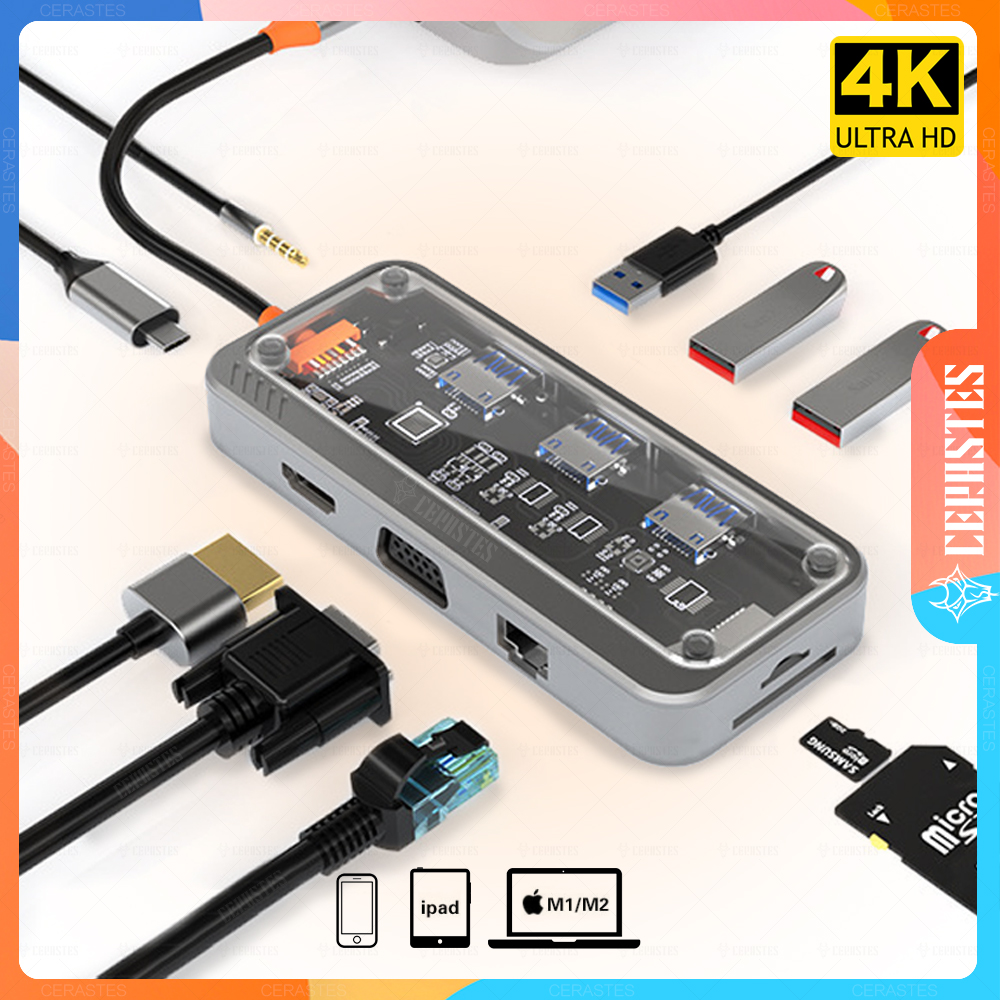 Laptop Accessories Essential - USB Type-C hub met HDMI -
