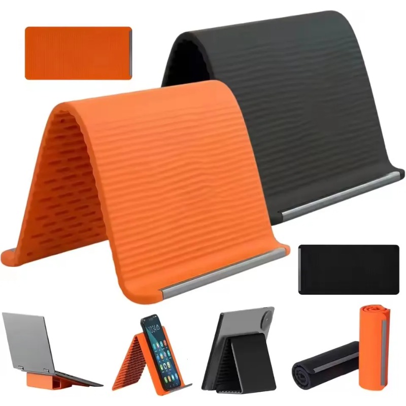 Laptop Accessories Holder - Flexibele opvouwbare siliconen telefoonhouder, draagbare verstelbare