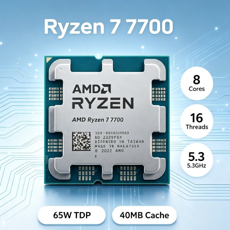 Amd Cpu Ryzen 7 - AM5 Socket Gaming Desktop CPU AMD