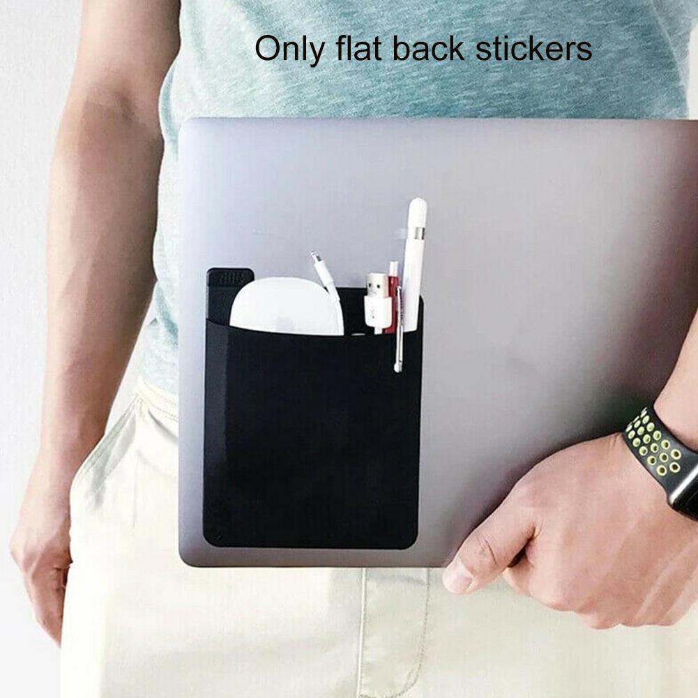 Laptop Accessories Kit Bag - Zelfklevende laptop-opbergtas aan de achterkant voor