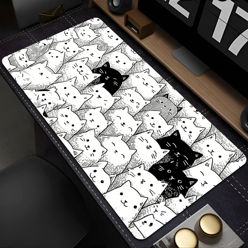 Laptop Accessories Essential - Witte Cartoon Muismat Gamer Essential XXL