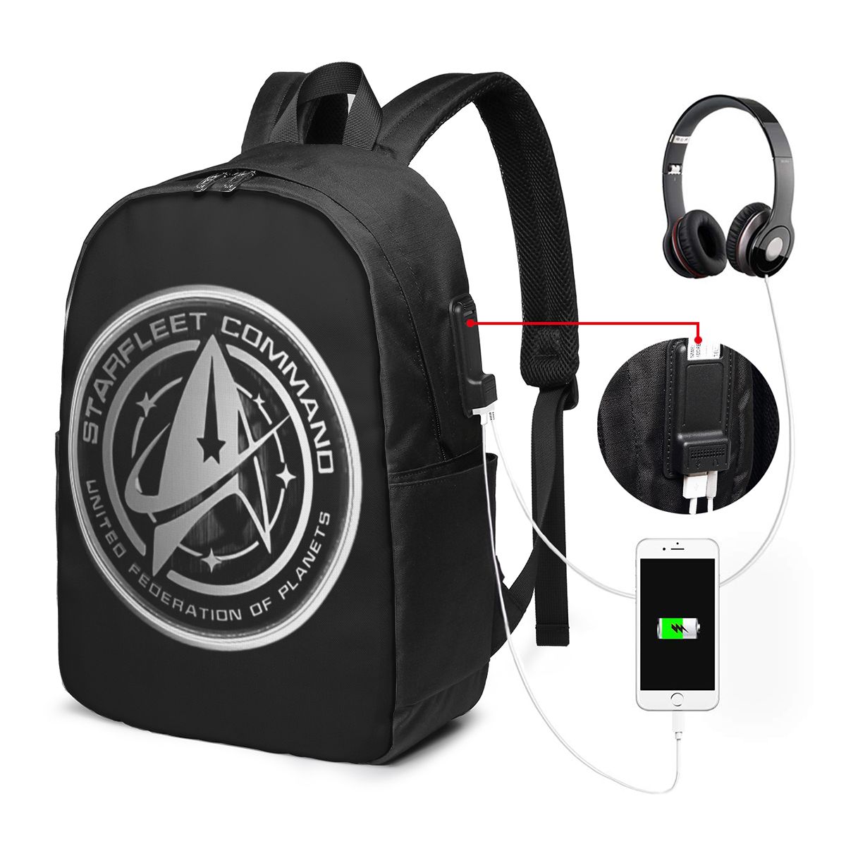 Laptop Original Accessories - Star Treks Science Fiction TV-serie Rugzak