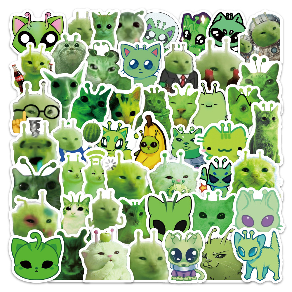 100 stuks leuke alien kat emoj - Laptop Accessories Toys recensie en prijs