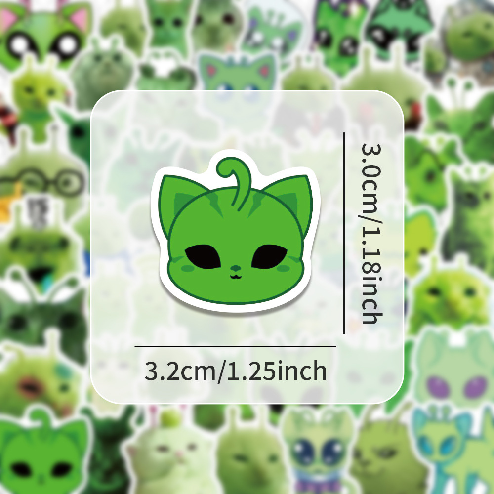 100 stuks leuke alien kat emoj - Laptop Accessories Toys recensie en prijs