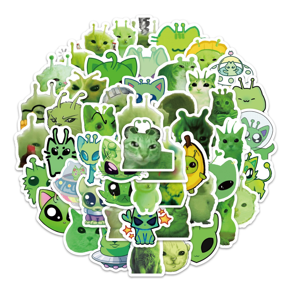 100 stuks leuke alien kat emoj - Laptop Accessories Toys recensie en prijs