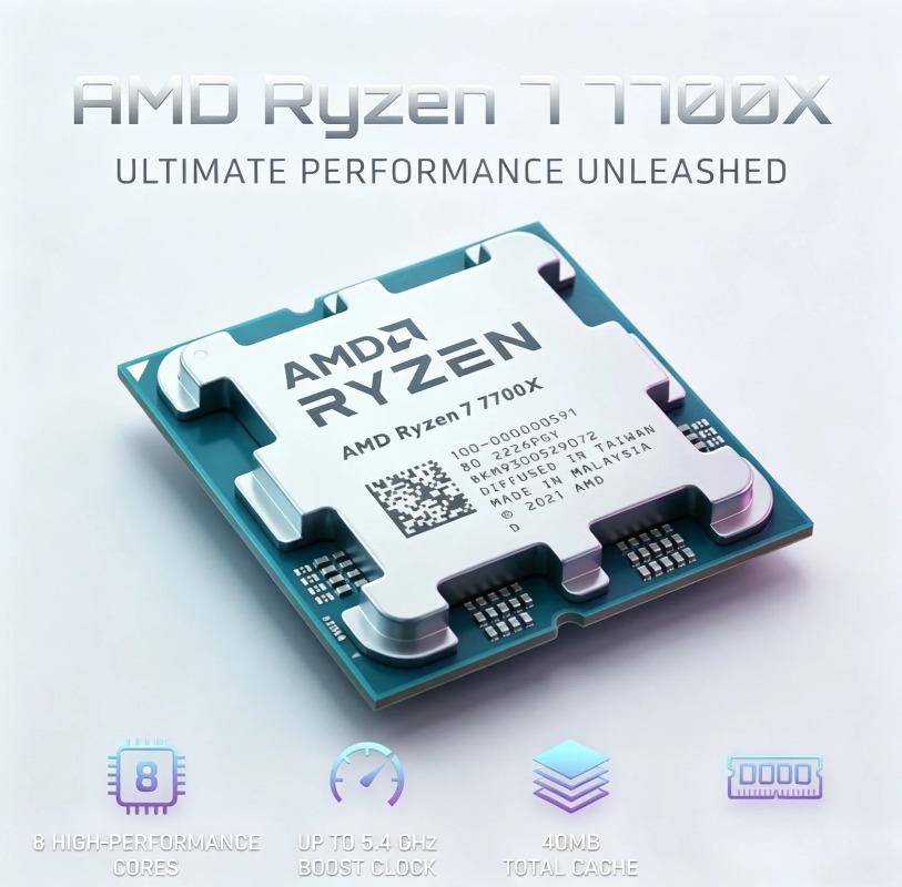 AMD Ryzen 7 7700X R7 7700X CPU - Amd Cpu Ryzen 7 recensie en prijs