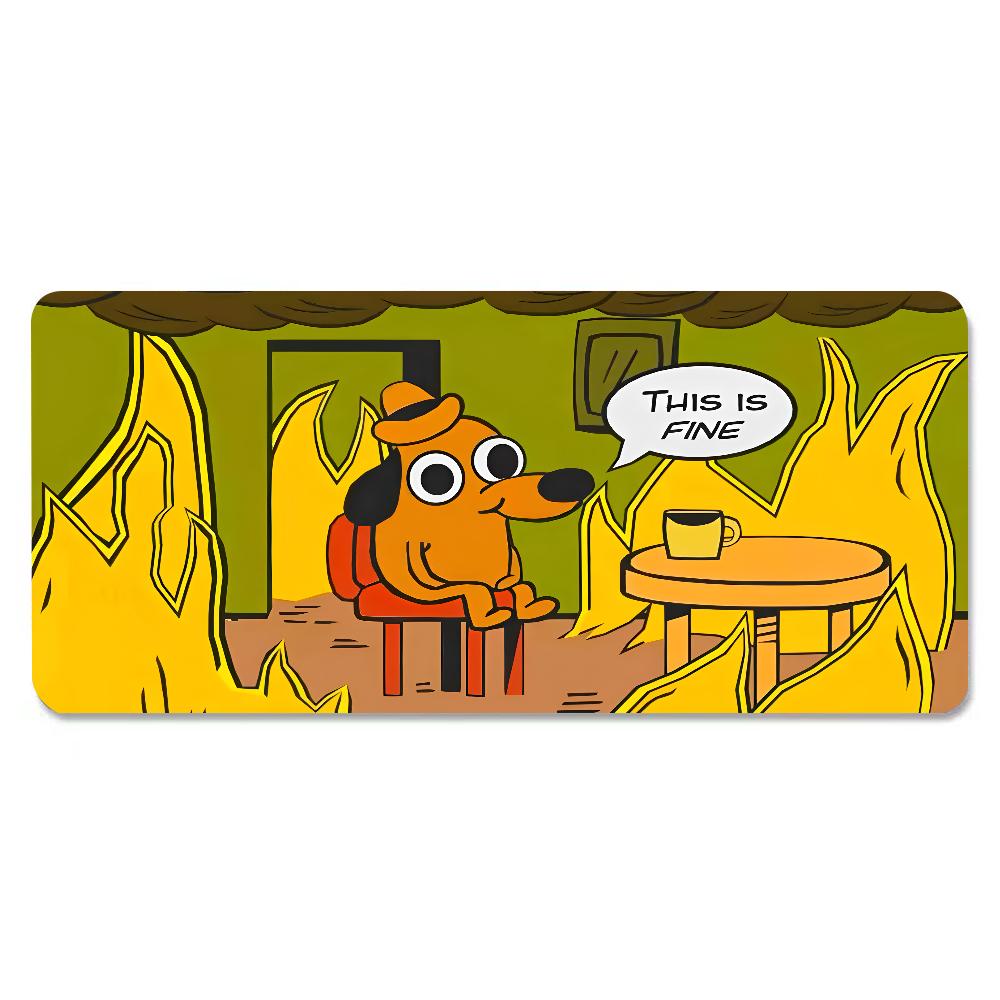 This Is Fine Dog Teckel Muisma - Laptop Accessories Toys recensie en prijs