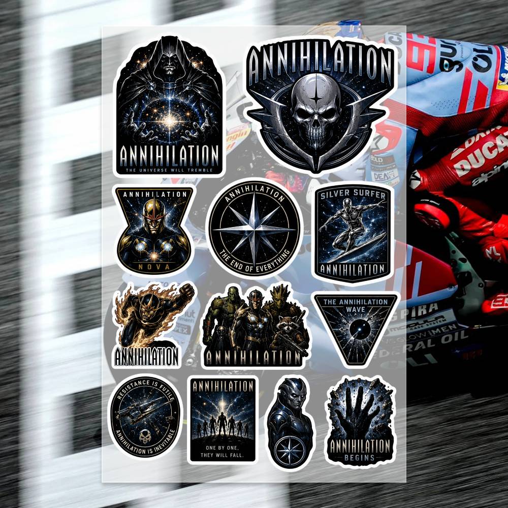 A-nnihilation Stickers Moto St - Laptop Accessories Wallpaper recensie en prijs