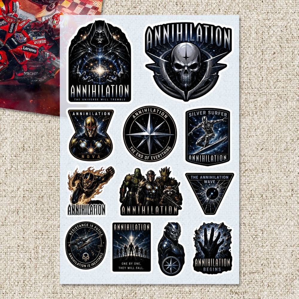 A-nnihilation Stickers Moto St - Laptop Accessories Wallpaper recensie en prijs