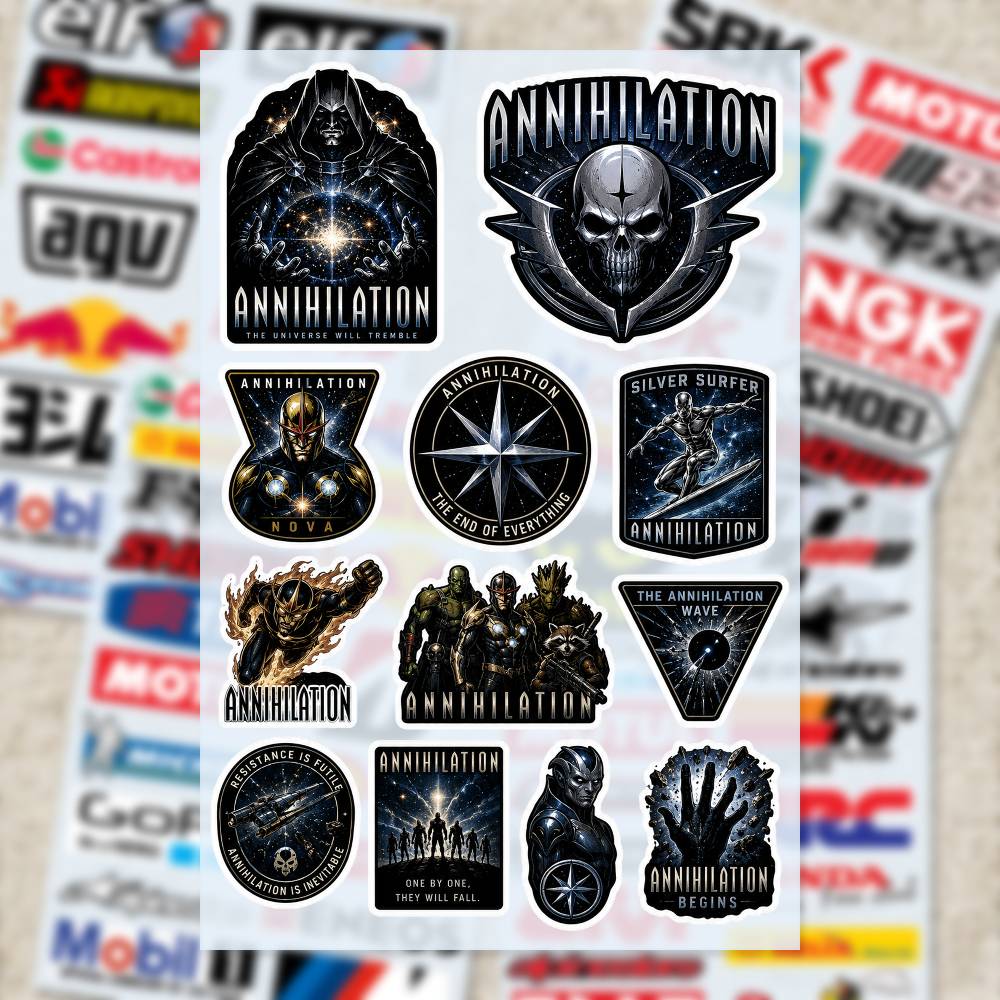 A-nnihilation Stickers Moto St - Laptop Accessories Wallpaper recensie en prijs