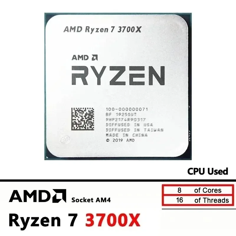 AMD Ryzen 7 3700X 100% gloedni - Amd Cpu Ryzen 7 recensie en prijs