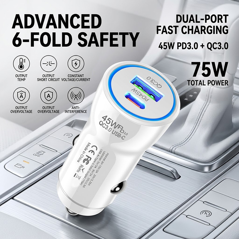Snelle oplader 45W autolader d - Usb C Power Adapter recensie en prijs