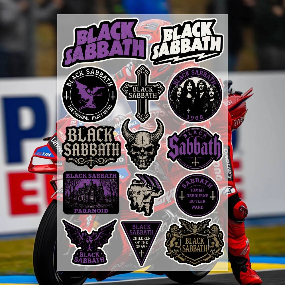 B-LACK S-ABBATH Stickers Moto  - Laptop Accessories Wallpaper recensie en prijs