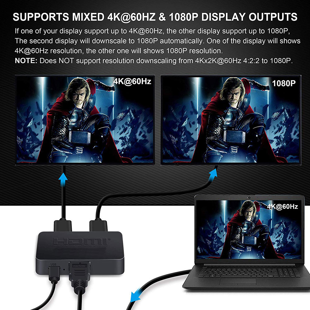 4K HDMI-compatibele 1x2 splitt - Xbox Laptop Accessories recensie en prijs