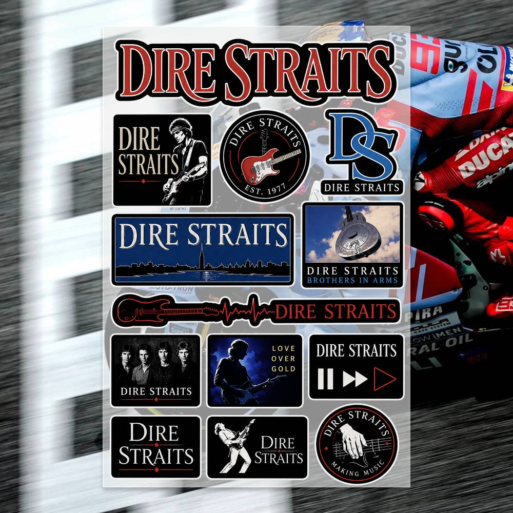 D-Dire Straits Stickers Moto S - Laptop Accessories Wallpaper recensie en prijs