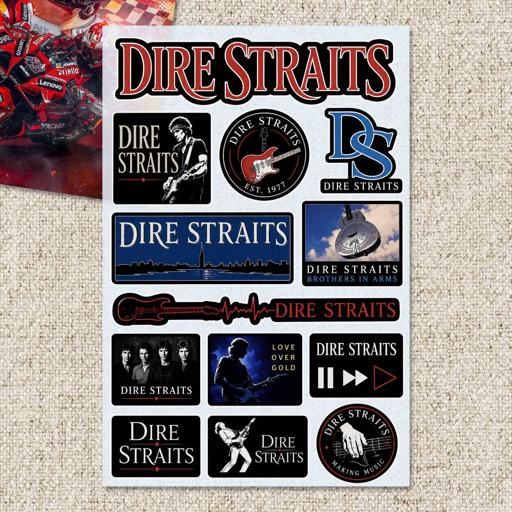 D-Dire Straits Stickers Moto S - Laptop Accessories Wallpaper recensie en prijs
