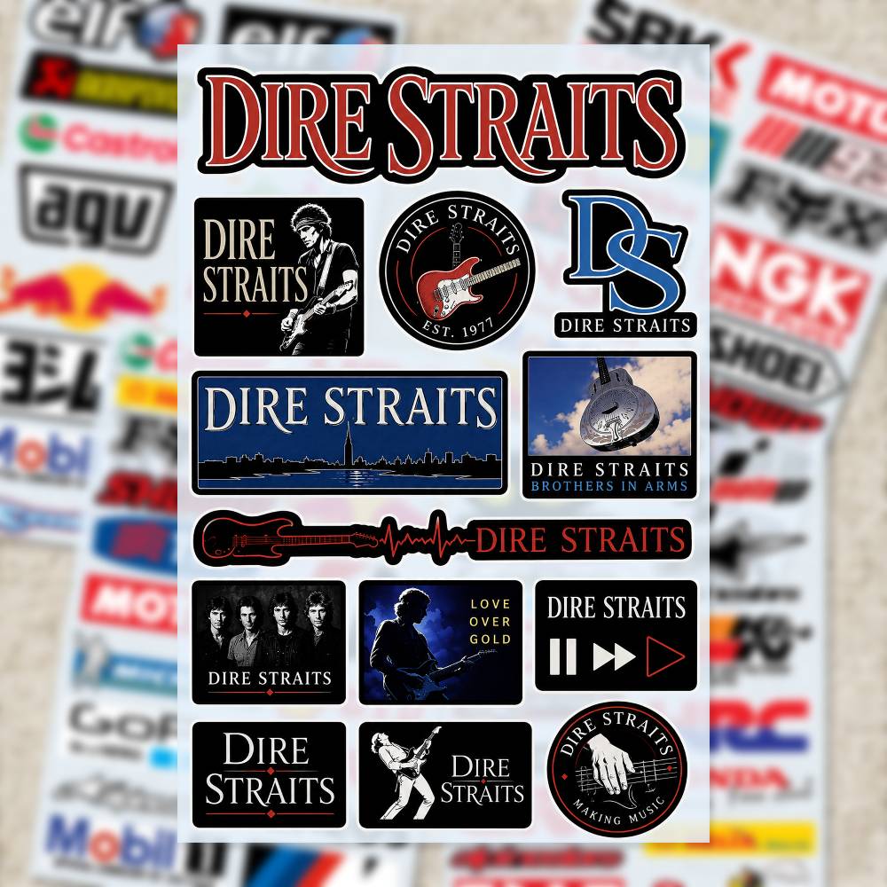 D-Dire Straits Stickers Moto S - Laptop Accessories Wallpaper recensie en prijs