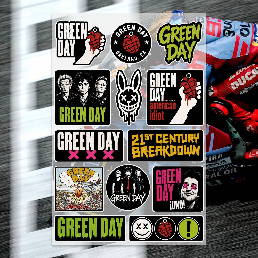 G-Green Day Stickers Moto Stic - Laptop Accessories Wallpaper recensie en prijs
