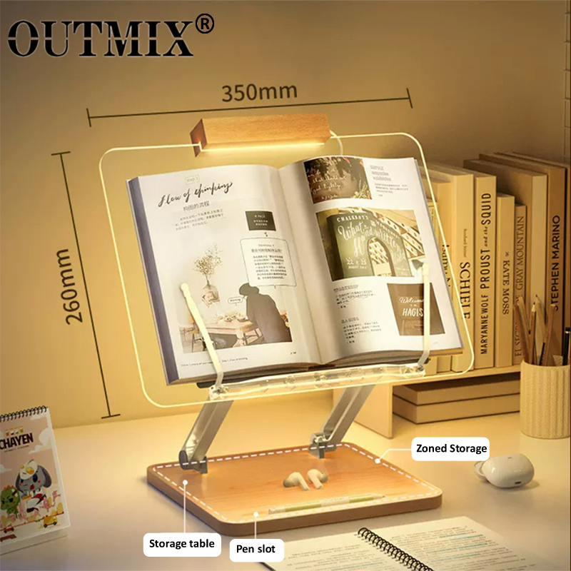 Houten leesstandaard met licht - Laptop Accessories Holder recensie en prijs