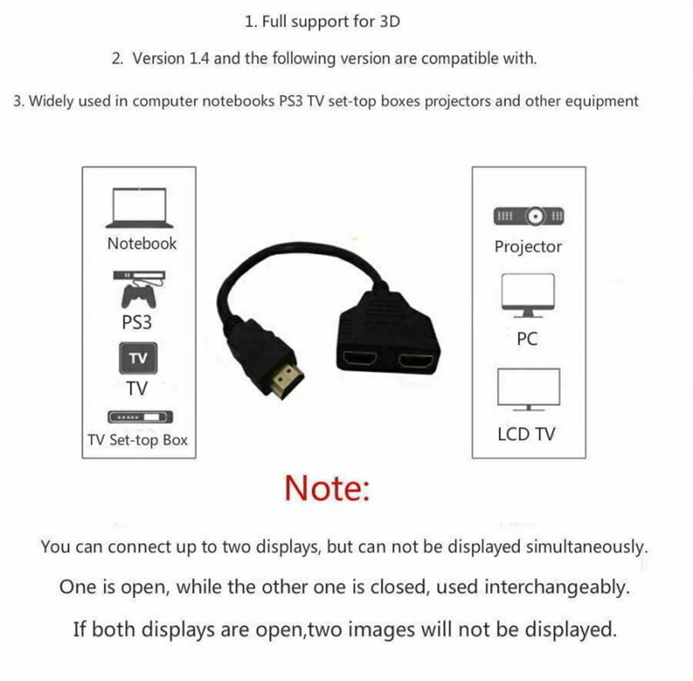 HDMI-compatibele splitteradapt - Xbox Laptop Accessories recensie en prijs