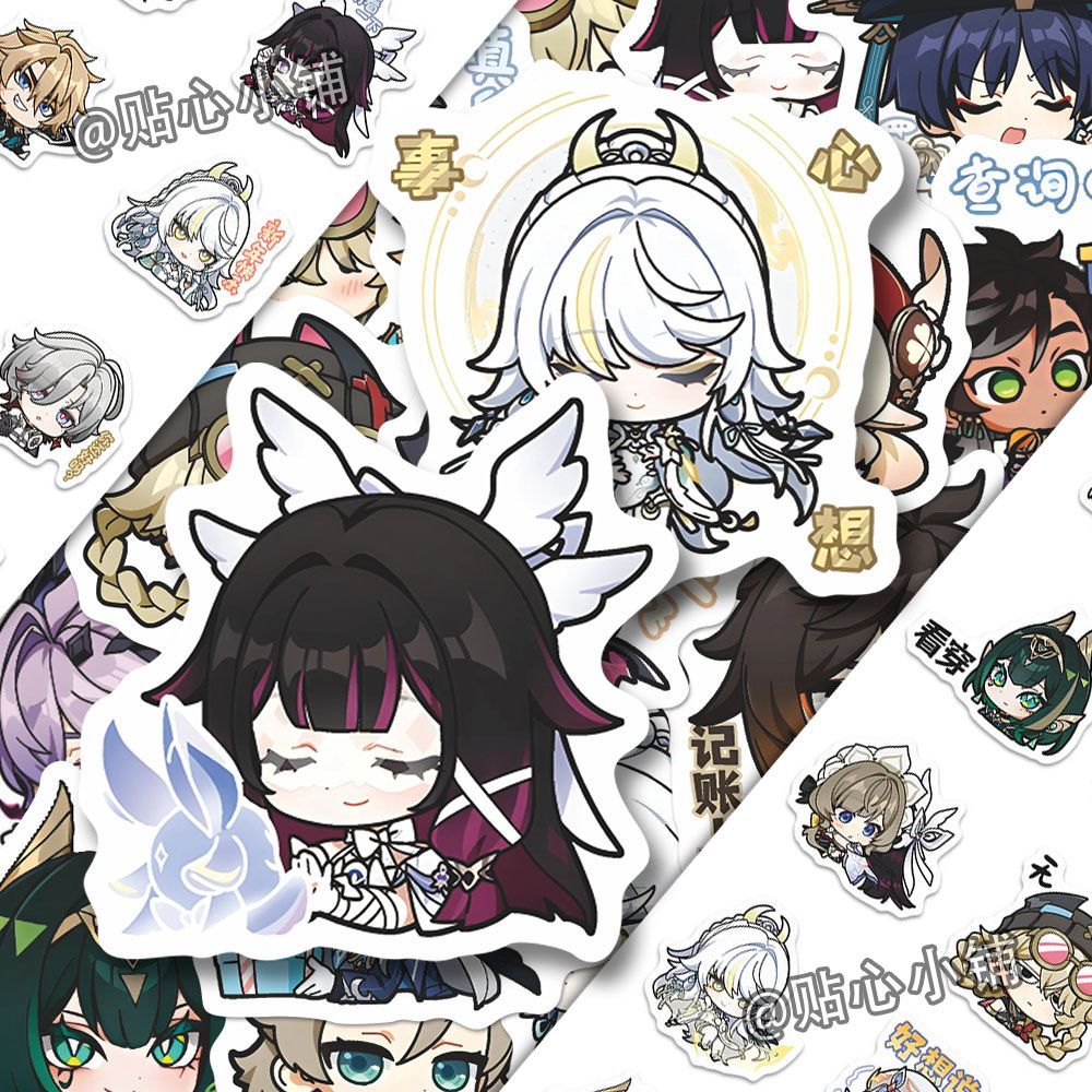 64PCS Genshin Impact Moon Maid - Laptop Original Accessories recensie en prijs