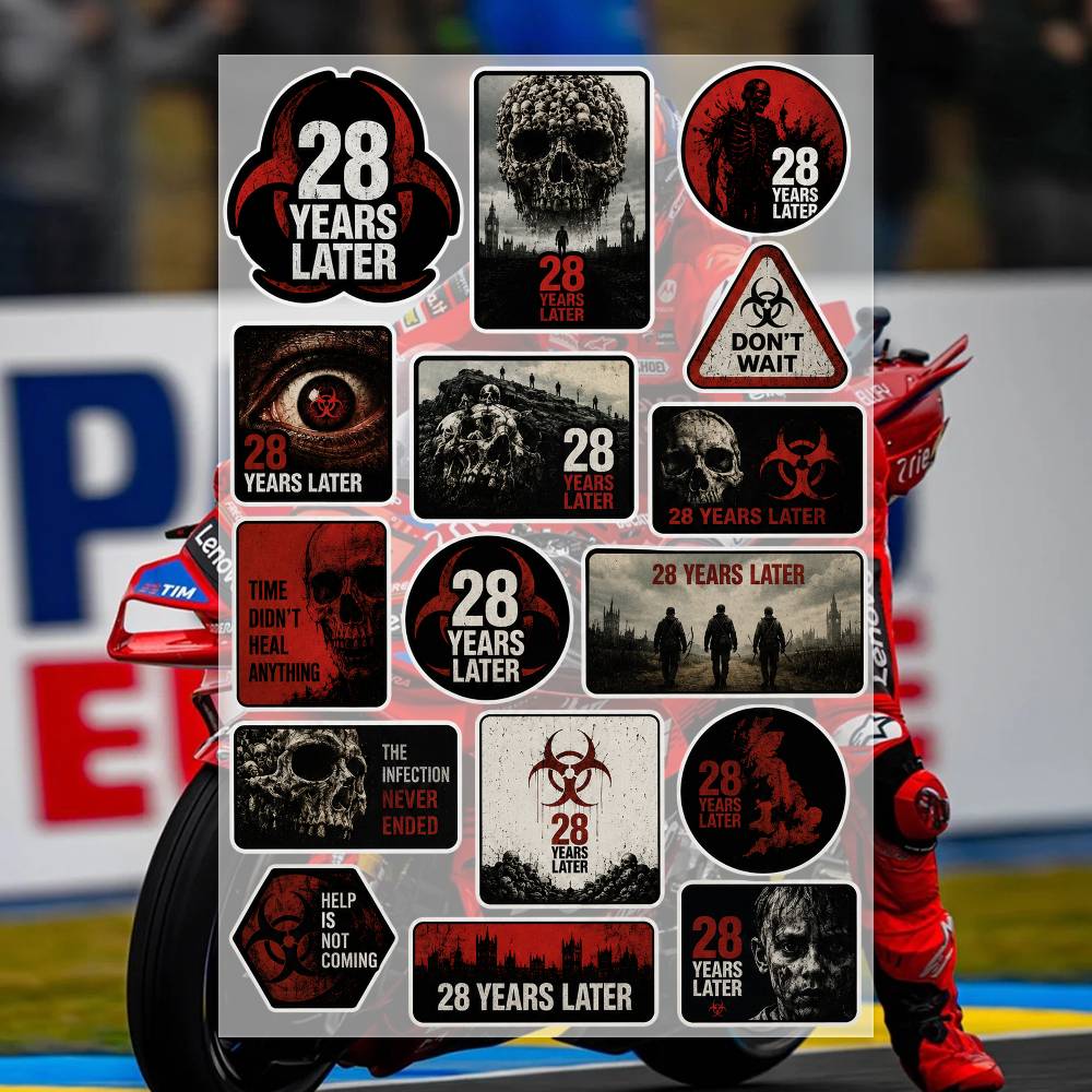 28 Y-ears L-ater Stickers Moto - Laptop Accessories Wallpaper recensie en prijs