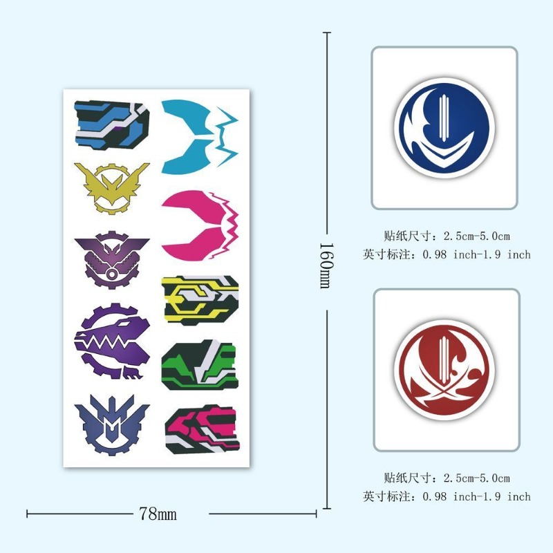 60 vellen Kamen Rider logo-sti - Laptop Original Accessories recensie en prijs